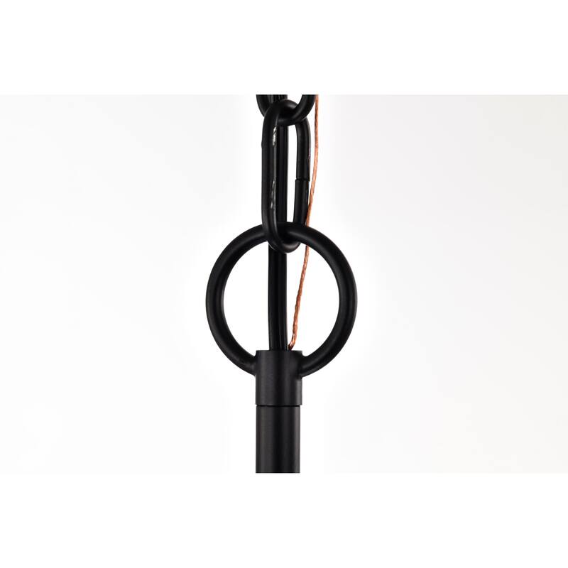Liam 1 Light Mini Pendant Matte Black White Opal Glass - Matte Black