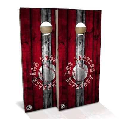 LA Baseball Outdoor Cornhole Board Set