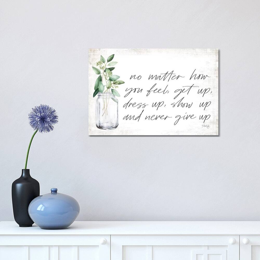 iCanvas "No Matter How You Feel" by Marla Rae Canvas Print