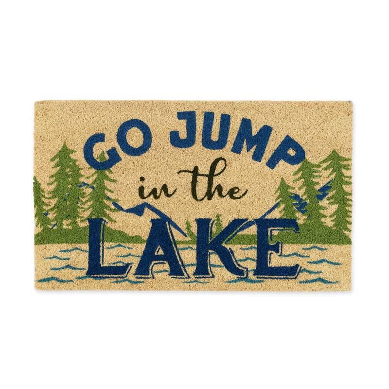 DII Fun Greetings Doormat - Jump in the Lake