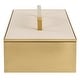 preview thumbnail 5 of 6, Uttermost Wessex White Box - 14"W x 4.75"H x 7"D