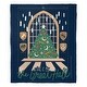 preview thumbnail 1 of 3, Warner Brothers Harry Potter Deck the Great Hall Silk Touch Throw Blanket