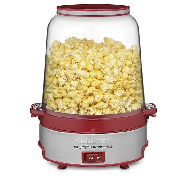 Popcorn Machine, 2-in-1 Automatic Stirring Hot Oil Popcorn Popper Maker &  Grill Machine, Large Lid for Serving Bowl, 2 Measuring Spoons, Cleaning