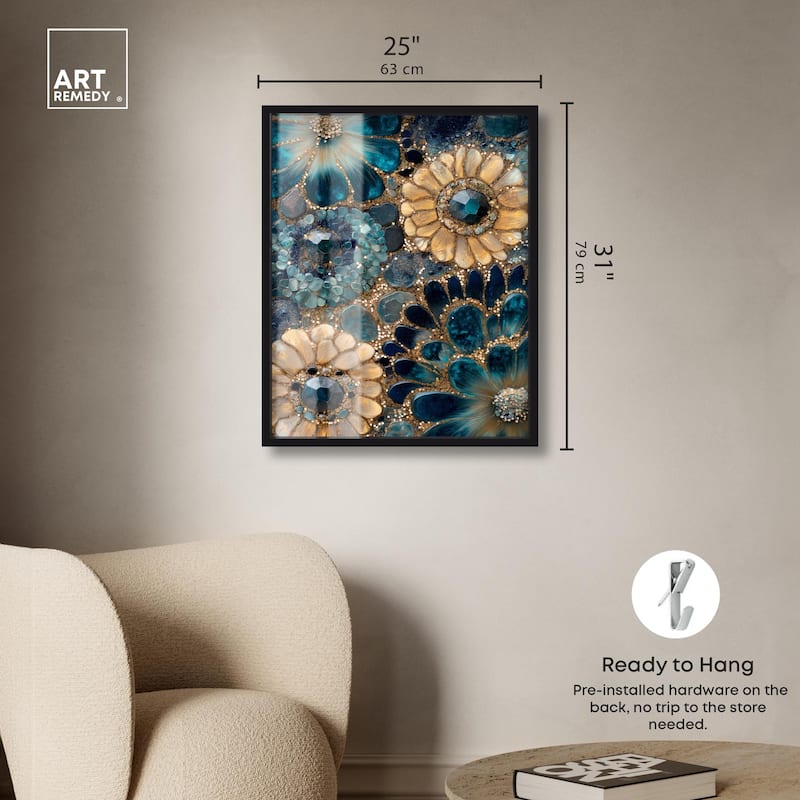 Opulent Geode III Shadowbox by Art Remedy