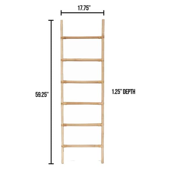 Rattan Ladder -Natural - Bed Bath & Beyond - 33301745