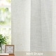 preview thumbnail 44 of 58, DriftAway Pinch Pleat Linen Textured Semi Sheer Solid Curtains Back Tabs