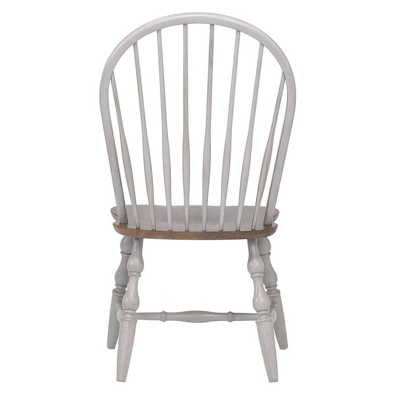 Retro Dining Chairs - Set of 2 - Farmhouse Style - Wood Frame - Easy Assembly