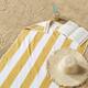 Luxurious Cotton Cabana Stripe Beach Towel