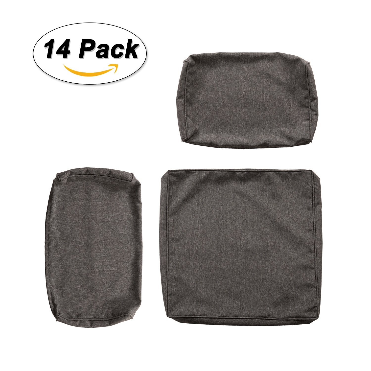 Kinbor Patio Furniture Cushion Covers Replacement for 7Pcs Outdoor