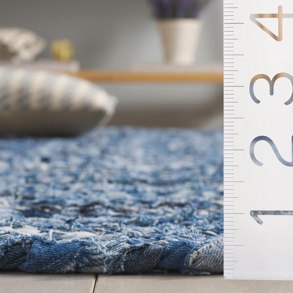 dimension image slide 0 of 10, SAFAVIEH Georgine Handmade Braided Bohemian Cotton Rug