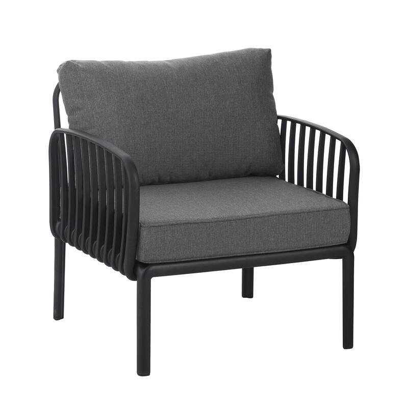 Christopher Knight Home - Outdoor Patio Club Chair with Thick Cushions