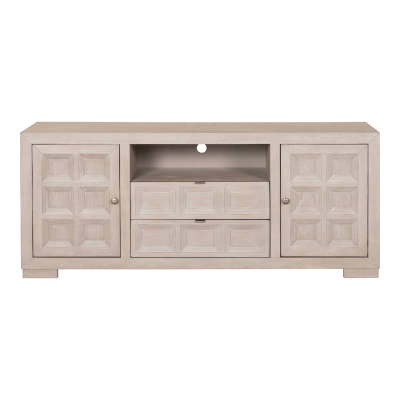 Furniture of America Durem Modern Classic 72-inch Solid Wood TV Stand
