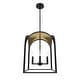 preview thumbnail 2 of 16, Hunter 15" Dukestown 4-Light Lantern Pendant - Kitchen Island, Dining Room, Entry - Contemporary, Industrial, Transitional