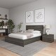 preview thumbnail 28 of 38, James 4-Piece Bedroom Set with Bed, Headboard, and 2 Nightstands