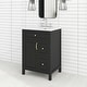 preview thumbnail 22 of 37, 24-Inch Bathroom Vanity with Ceramic Sink - 24" x 18" x 34"