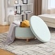 preview thumbnail 11 of 16, Christopher Knight Home - Modern Fabric Storage Ottoman with Wooden Legs