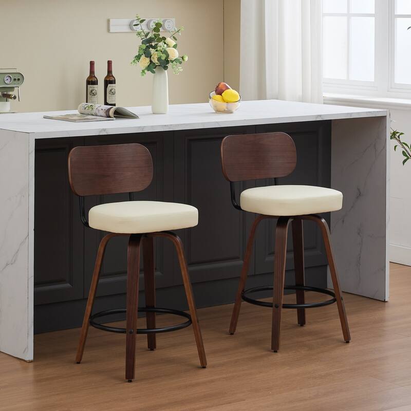 Swivel Bar Stools Set Of 2