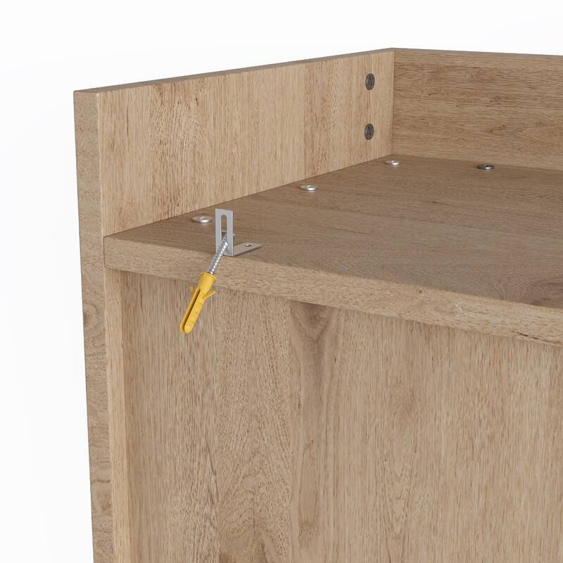 Freestanding 78" Tall Kitchen Pantry Storage Cabinet with Drop-Down Surface and Adjustable Shelves,Power Outlet for Organization