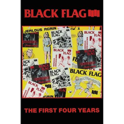 Black Flag The First Four Years Art Poster - 24 x 36 Inch