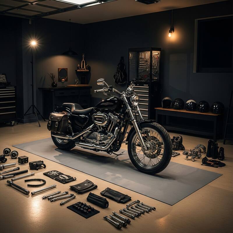 Rubber-Cal "TFS-122 Motorcycle Mat" - 5mm