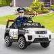 preview thumbnail 13 of 18, Costway Kids Ride on Police Car 12V 7A Battery Powered Cop Car with - See Details