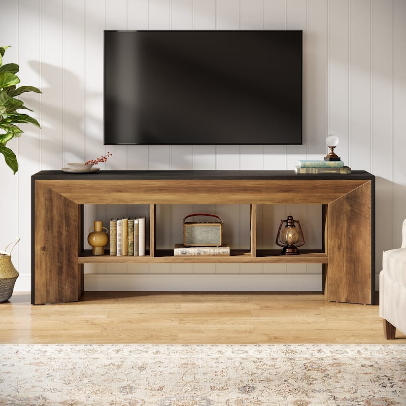 63-Inch Long TV Stand for Up to 70 Inch TV
