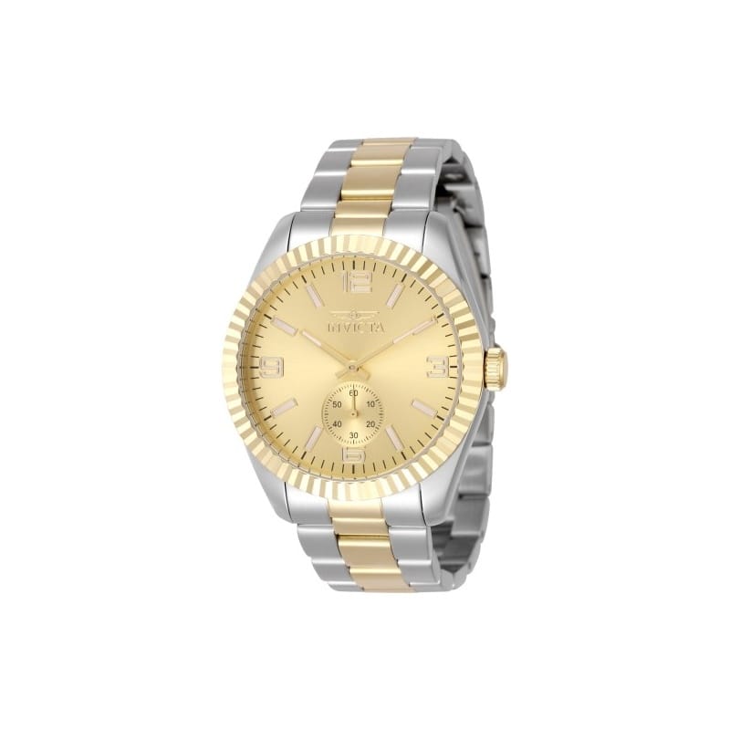 Invicta Men's 49388 Specialty Quartz Multifunction Gold Dial Watch