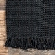 preview thumbnail 24 of 86, Nuloom Delilah Solid Chunky Jute Tassel Area Rug