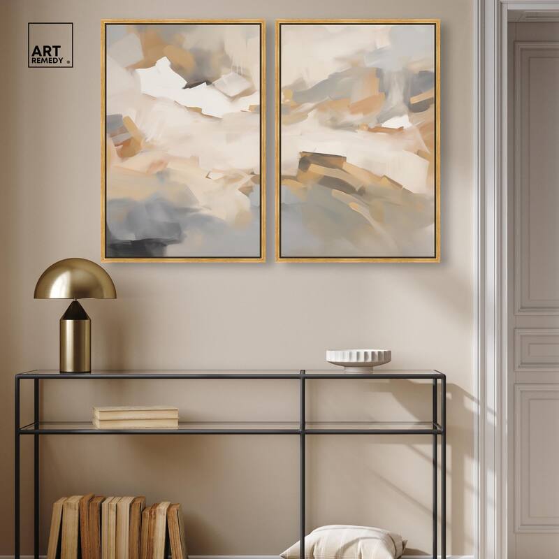 Lost in Thought Canvas Set of 2 by Art Remedy