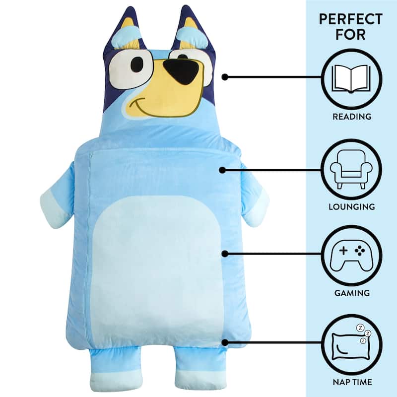 Bluey Oversized Oversized Floor Lounger for Kids,Nap/Play Mat