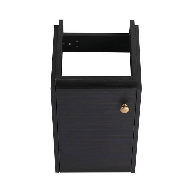 Bathroom Vanity with Sink 12 Inch,Bathroom Vanit,Soft Close Door,Small Bathroom Vanity with Sink,12 inch L X12inch W X24.1inch H