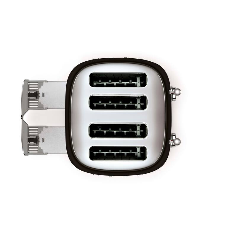 SMEG 4x4 Slot Toaster TSF03 - Black