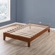 preview thumbnail 20 of 55, Grand Solid Wood 12-inch Platform Bed Frame by Crown Comfort