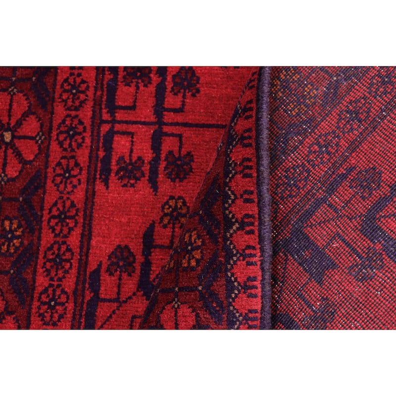 Southwestern Biljik Khal Mohammadi Taylor Red/Blue Rug - 2'7'' x 3'11''