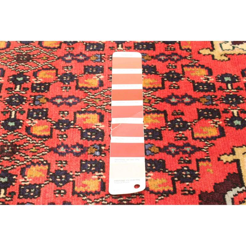 ECARPETGALLERY Hand-knotted Andelz Red Wool Rug - 2'5 x 10'0