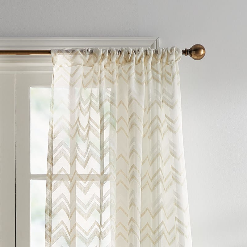 KARL LAGERFELD PARIS Simone Curtain Panel Pair