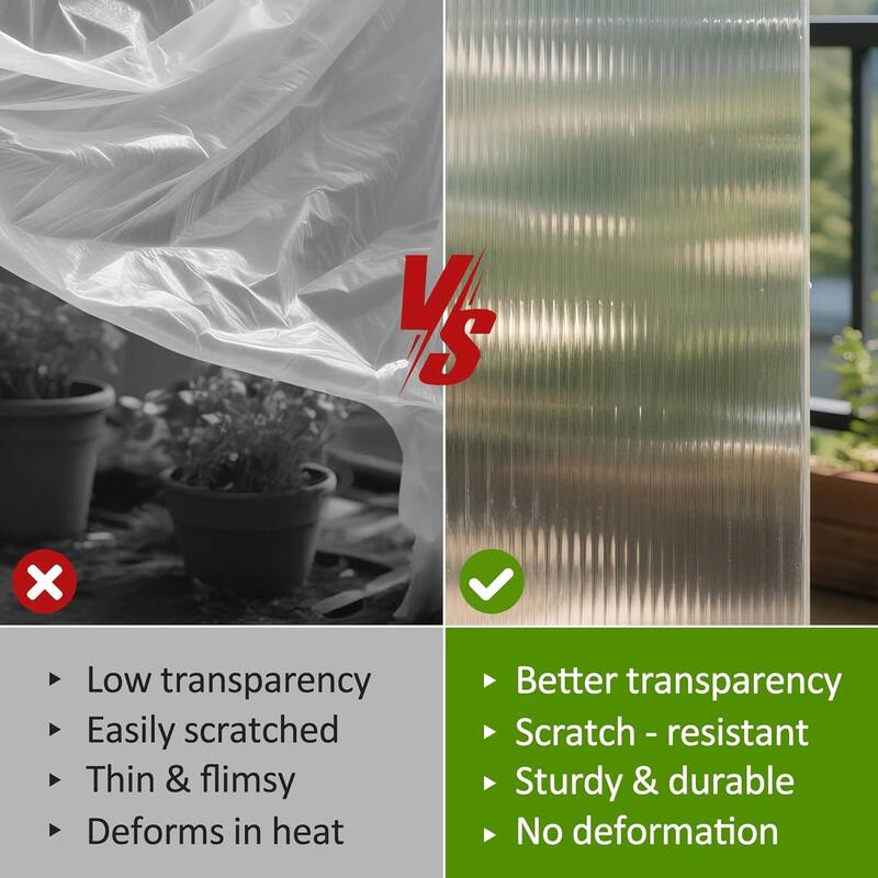 MCombo Cold Frame Greenhouse with Adjustable Shelves, Solid Wood 1344