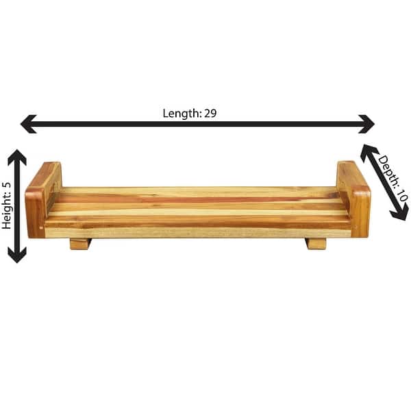 EcoDecors 29 Inch, Bathrub Tray, Bath Tray for Tub, Bath Tub Tray Wood