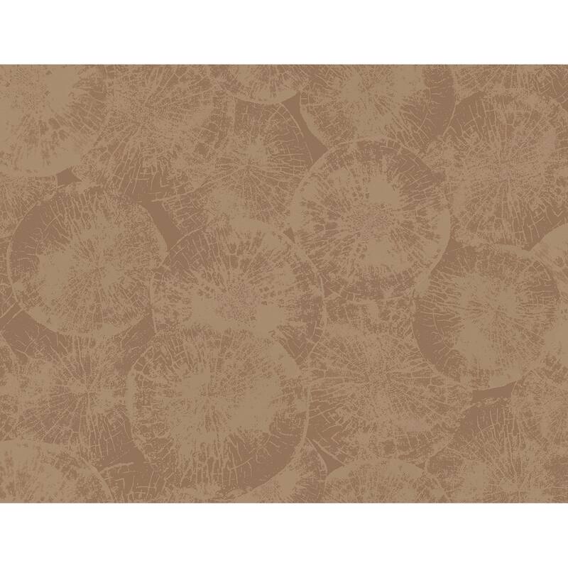 Seabrook Designs Eren Unpasted Wallpaper - 27 in. W x 27 ft. L - Warm Clay