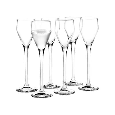 Holmegaard Perfection Shot Glass, Clear, 6 pcs. - 1.9 oz
