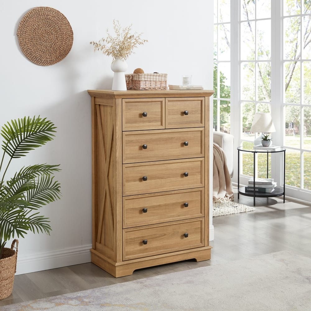 6 Drawers Tall Chest