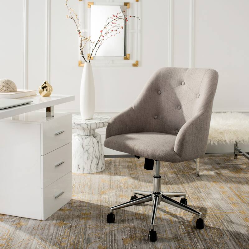 SAFAVIEH Miriyam Tufted Swivel Office Chair