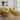 Chenille/Boucle Swivel Barrel Chair with Storage Ottoman