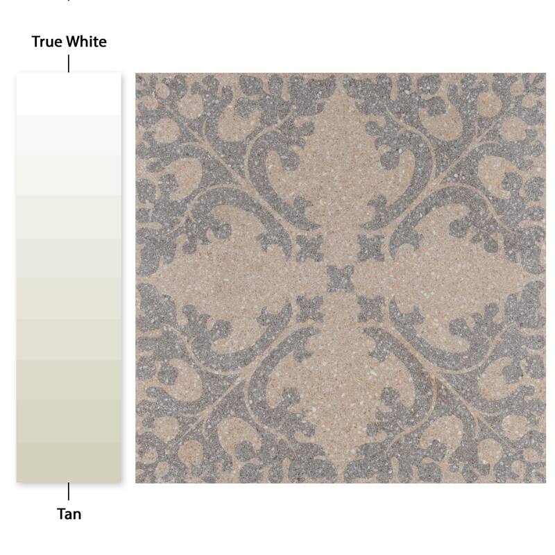 Merola Tile Farnese Molise Crema 11-1/2" x 11-1/2" Porcelain Floor and Wall Tile
