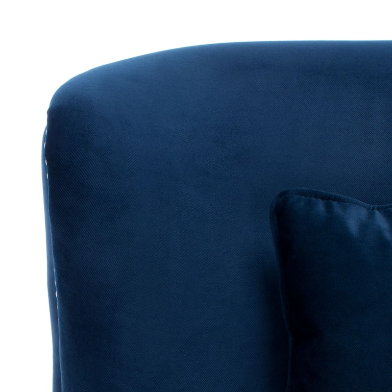 SAFAVIEH Couture Salbjorg Upholstered Chaise Lounger - 33 In W x 63 In D x 38.5 In H - 33Wx63Dx39H