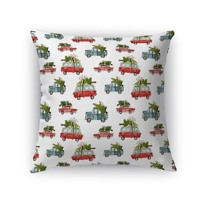 CHRISTMAS CARS Accent Pillow By Terri Ellis