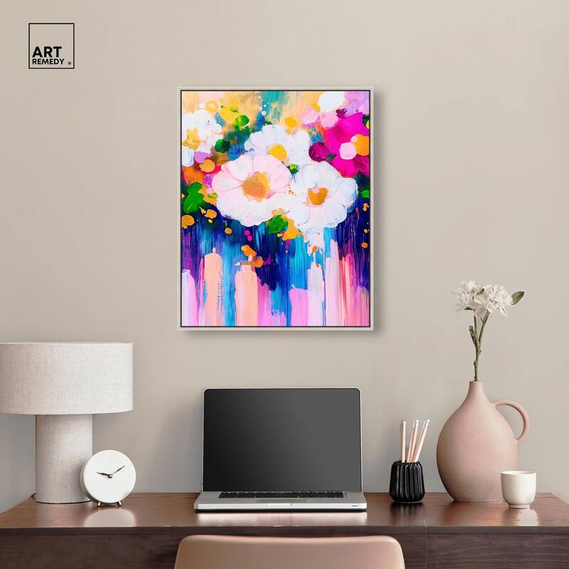 Contrast of Purity II Canvas by Art Remedy