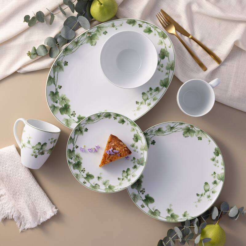 Ivy Whisper Set of 4 Dinner Plates, 10.5"