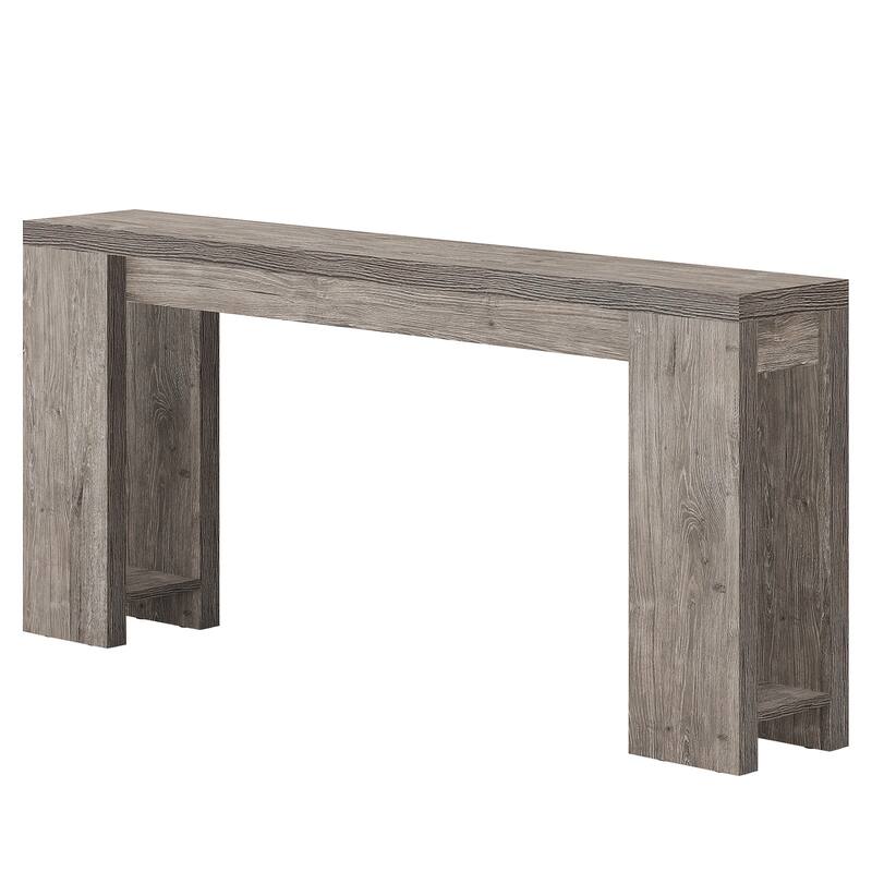 70.9" Farmhouse Extra Long Console Table with Storage for Living Room