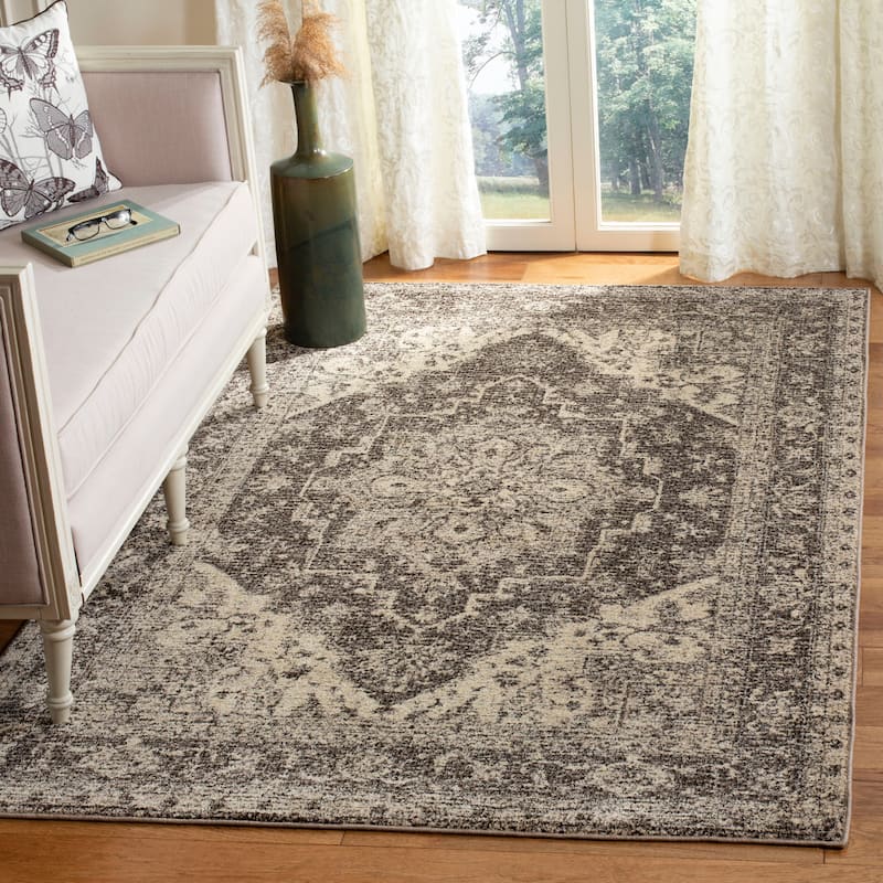 SAFAVIEH Summit Sevdalija Traditional Oriental Rug - 3' x 5' - Brown/Creme